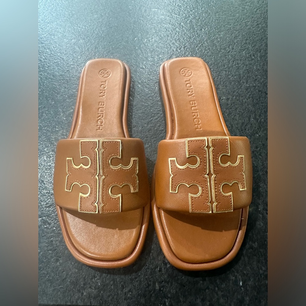 Tory Burch Double T Sport Slide